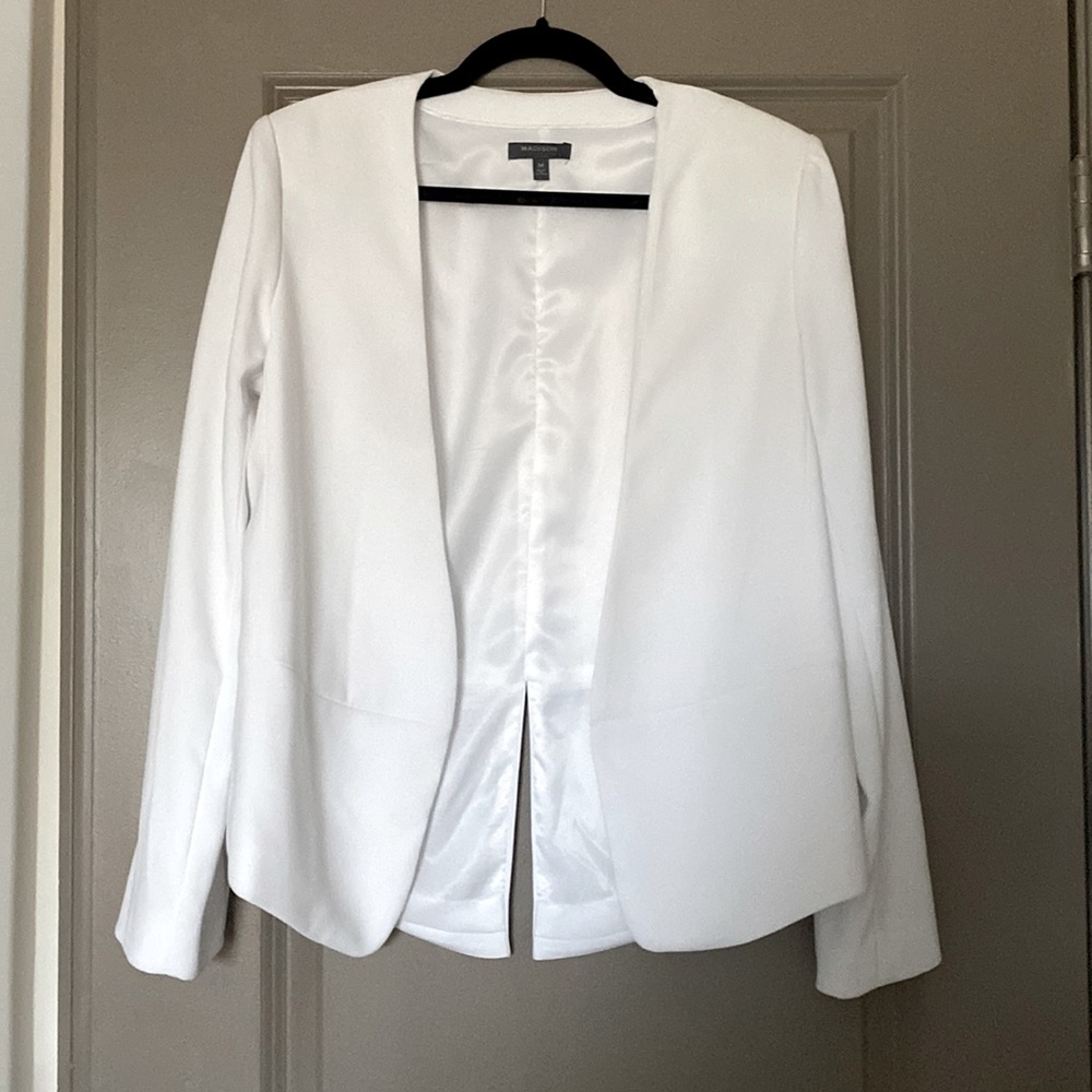 Madison White Blazer